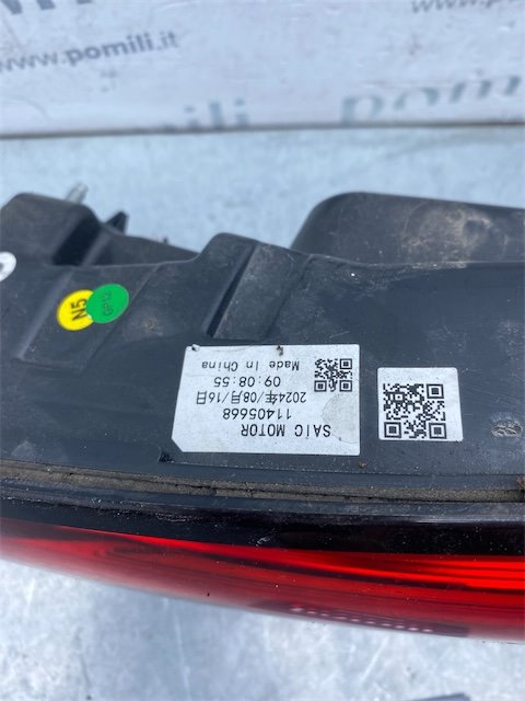 Pomili Fanaleria MG ZS fanale posteriore destro parte interna