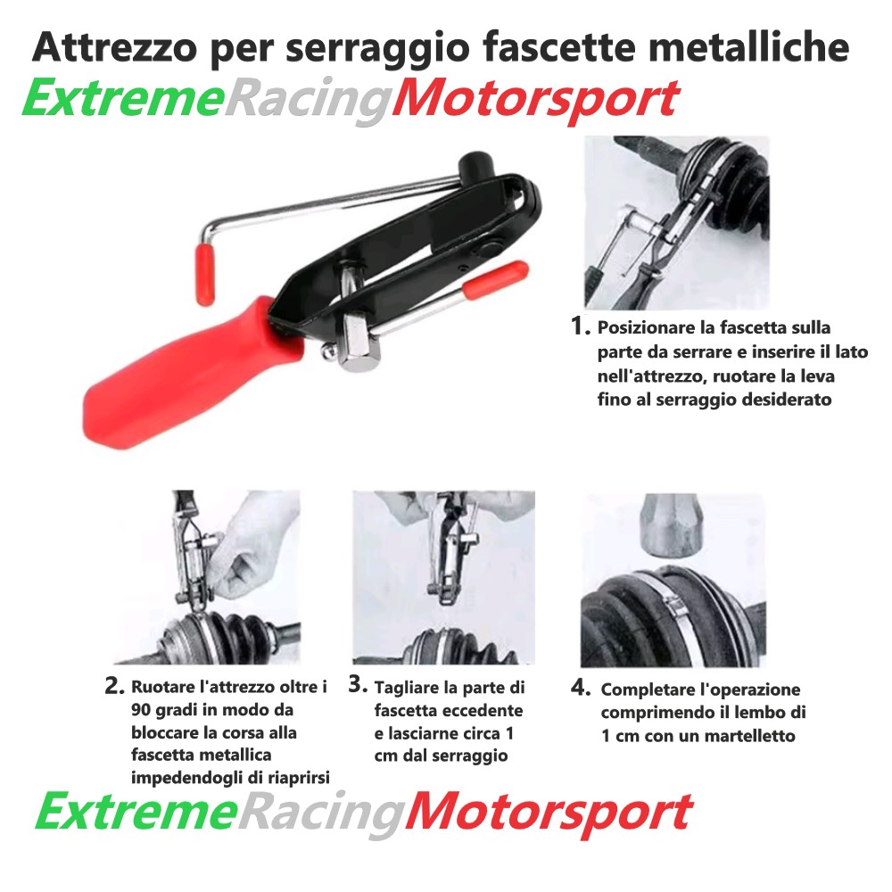 Xtreme Racing Pinza Speciale per Serraggio Fascette pinza fascette inox