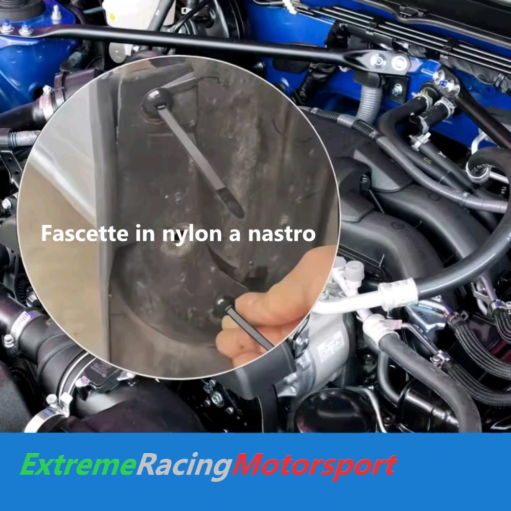 Xtreme Racing Impianto Carburante Fascette in Nylon a fibbia 2x9 cm