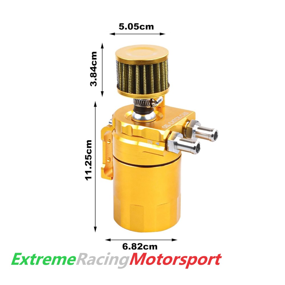 Xtreme Racing Filtri Olio e Carburante ERM RVO Gold serbatoio recupero vapori olio alluminio kit