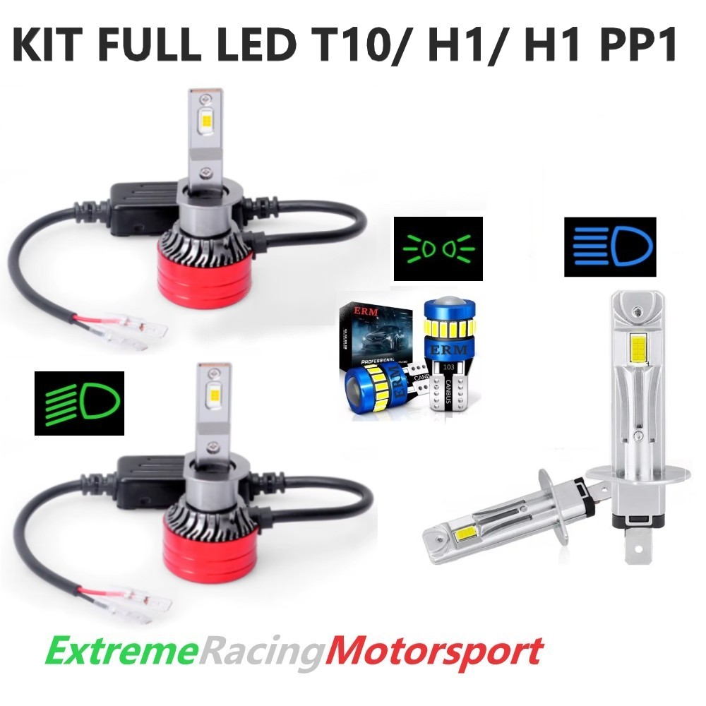Xtreme Racing Kit Illuminazione LED T10/H1/H1 PP lampade 6000K CANBUS