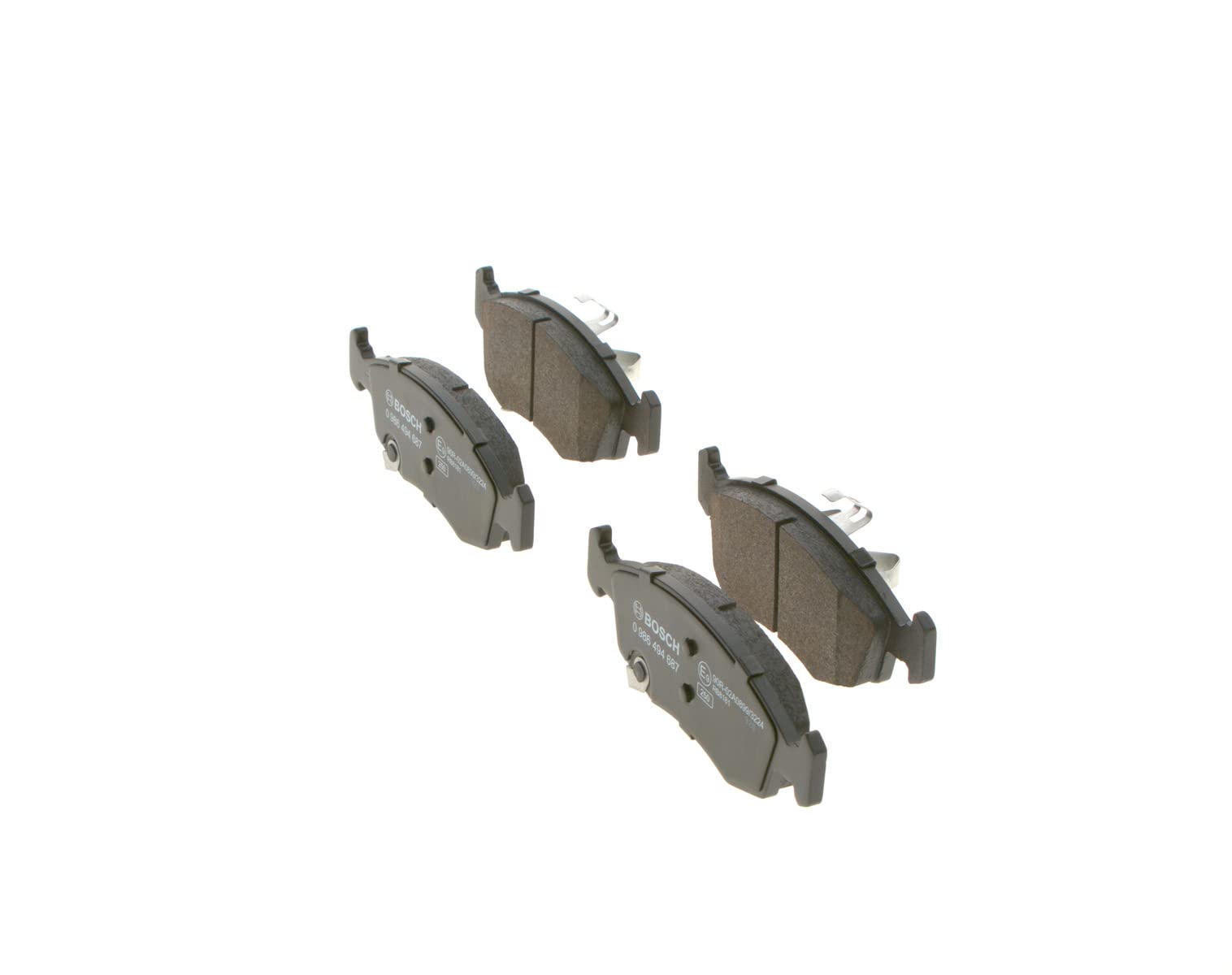 Bosch HCP Sistema frenante 0986494687 kit pastiglie freno