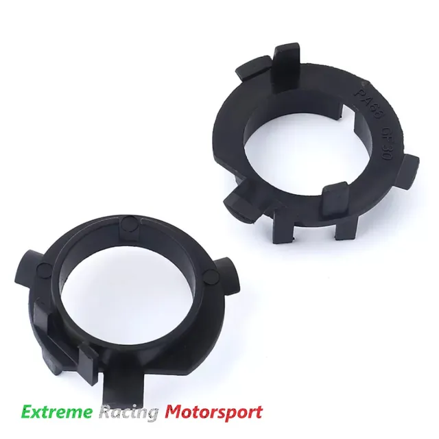 Xtreme Racing Accessori per Illuminazione LED Adattatori Portalampade a Led ERM045 H7 coppia ABS
