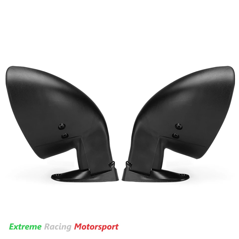 Xtreme Racing Decorazioni Auto e Adesivi Specchietti ERM Racing Universali Neri specchietti auto verniciabili