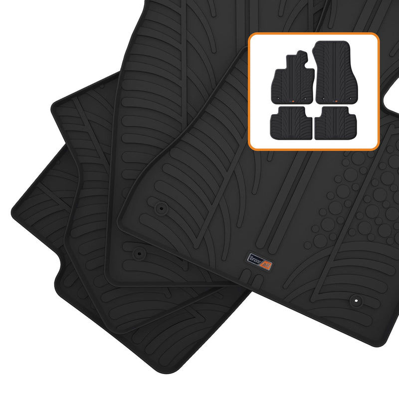Travall Car Mats BMW 1 Series tappetini in gomma 2019-2024 sagomati