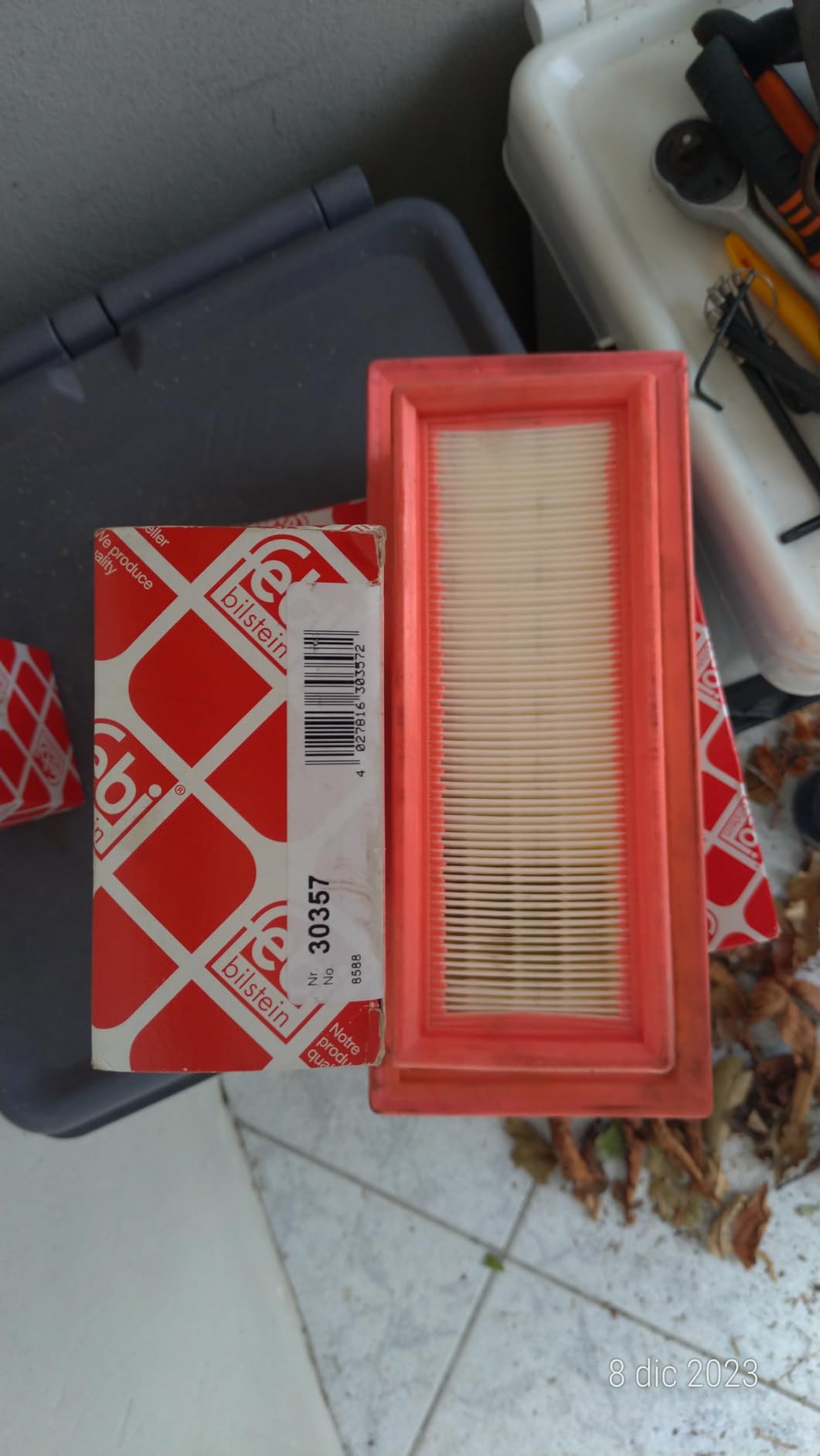 febi bilstein 30357 filtro aria motore cartuccia