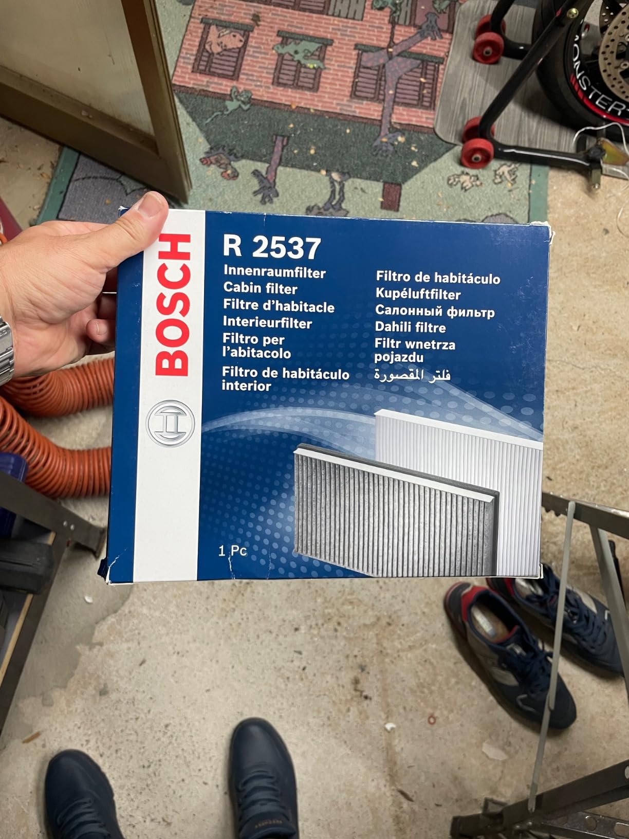 Bosch Filtri 1987432537 Filtro abitacolo carboni attivi
