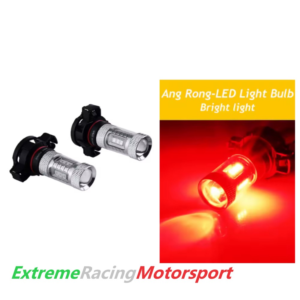 Xtreme Racing Lampadine LED PS19W 5202 rosse coppia retronebbia