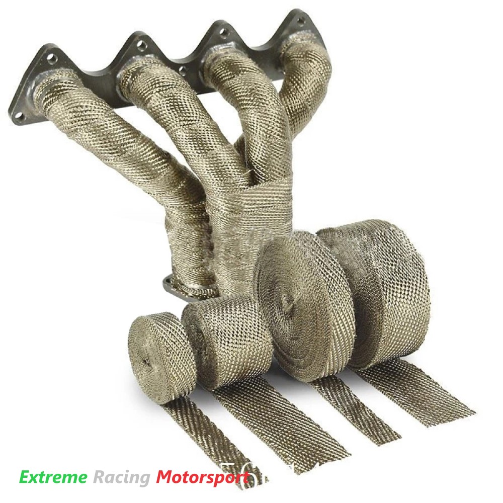 Xtreme Racing Impianto Carburante e Regolatori di Pressione Benda Termica per Collettori CROMATA 10 m fibra di vetro
