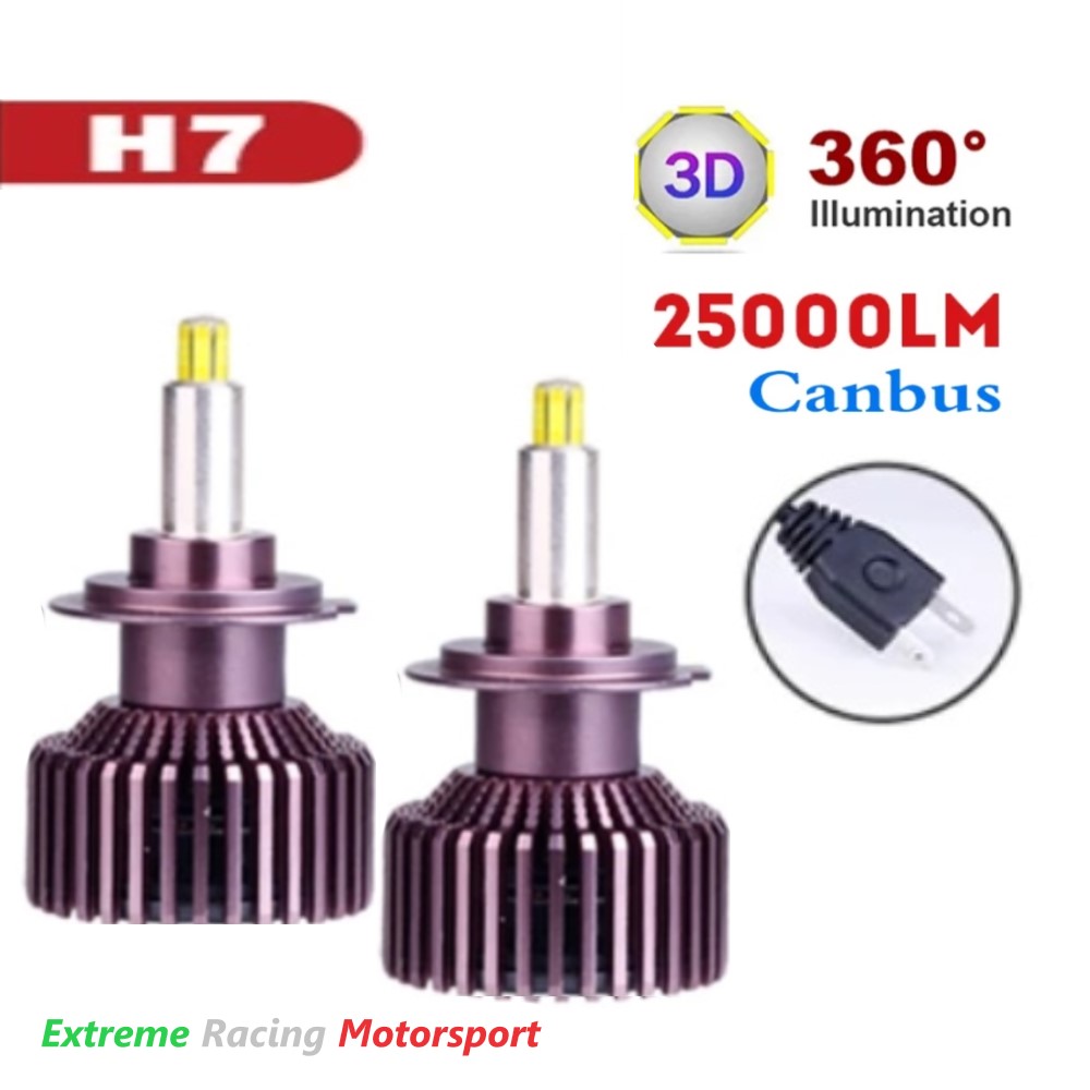 Xtreme Racing Lampadine LED ERM R9 360° H7 + Kit Decoder PRO per fari lenticolari