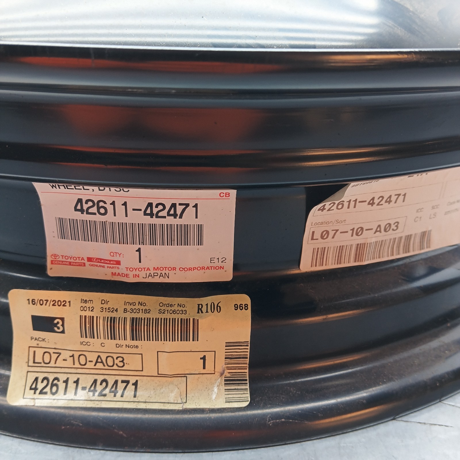 Pomili Altro auto 42611-42471 cerchio in ferro 17 pollici