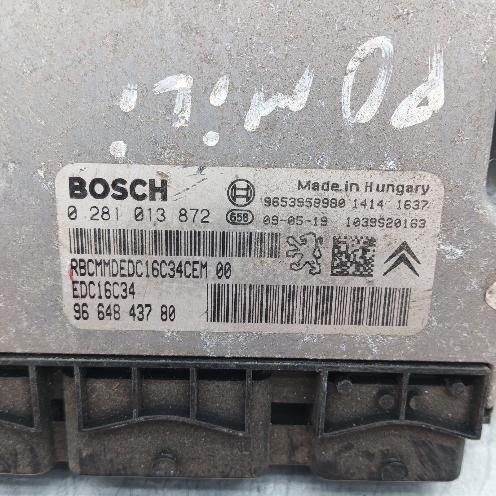 Pomili Motorini avviamento, alternatori, ECU e cavi Centralina motore Bosch 9653958980