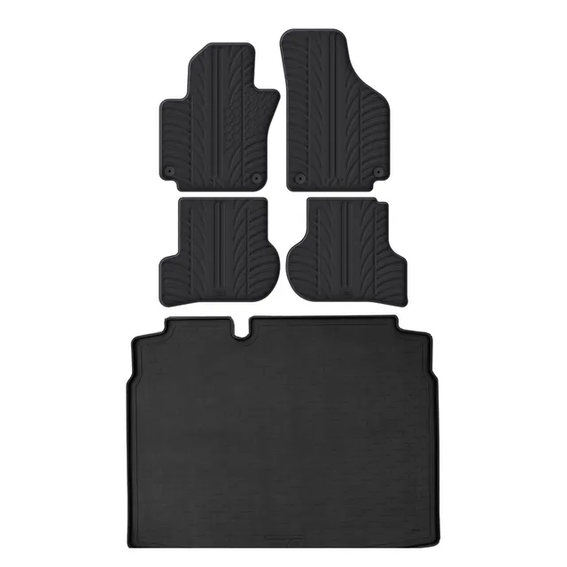 Travall Bundles VW Golf 2003-2009 kit vasca bagagliaio e tappetini gomma