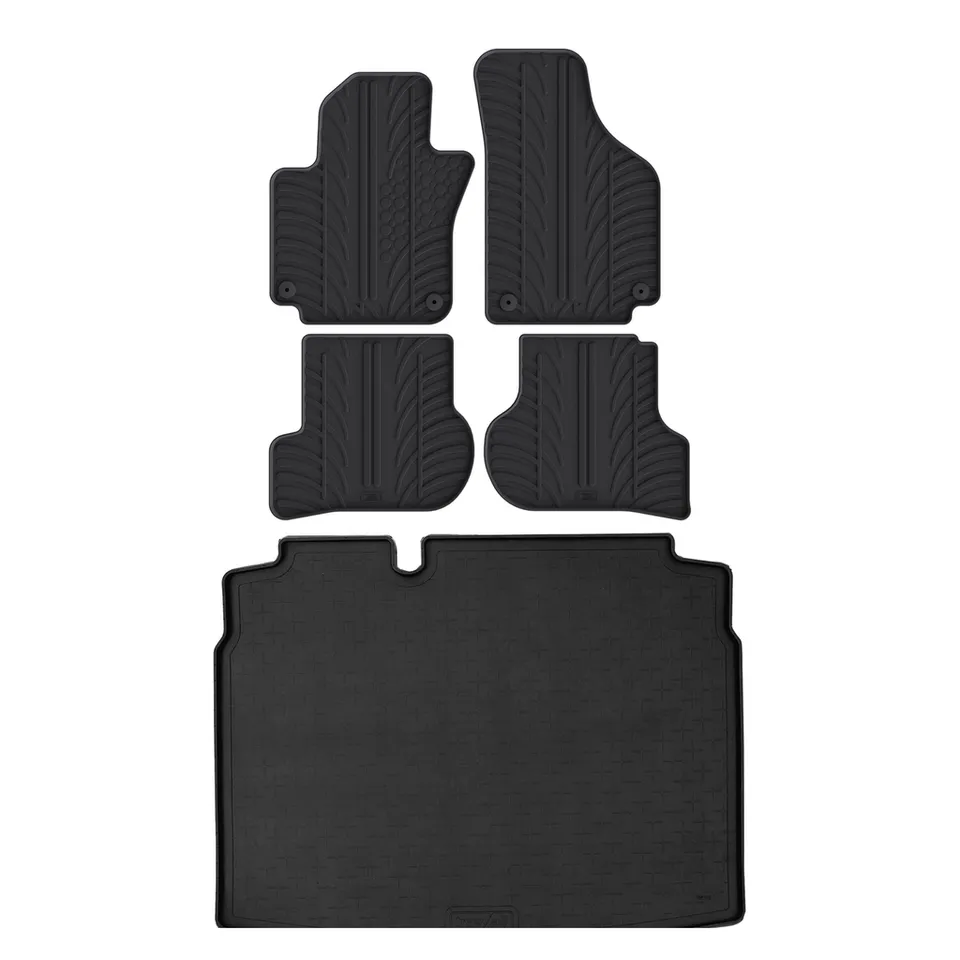 Travall Bundles VW Golf 2003-2009 kit vasca bagagliaio e tappetini gomma