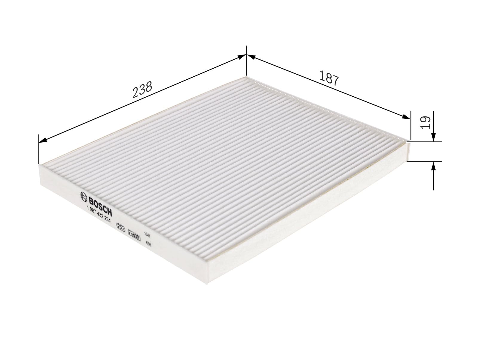 Bosch Filtri 1987432224 filtro abitacolo standard