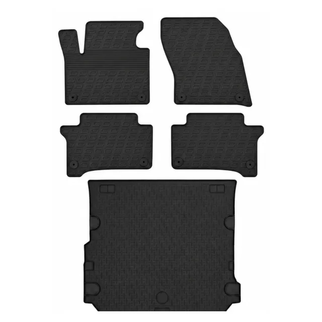 Travall Bundles VW Touareg kit bagagliaio e tappetini 2010-2018 gomma