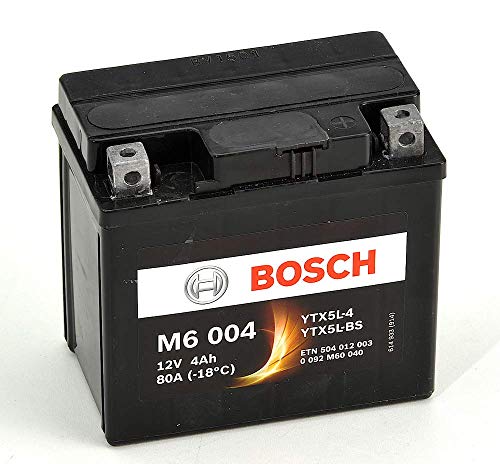 Bosch HCP Batterie 4Ah 12V M6 004 batteria moto AGM carica secca