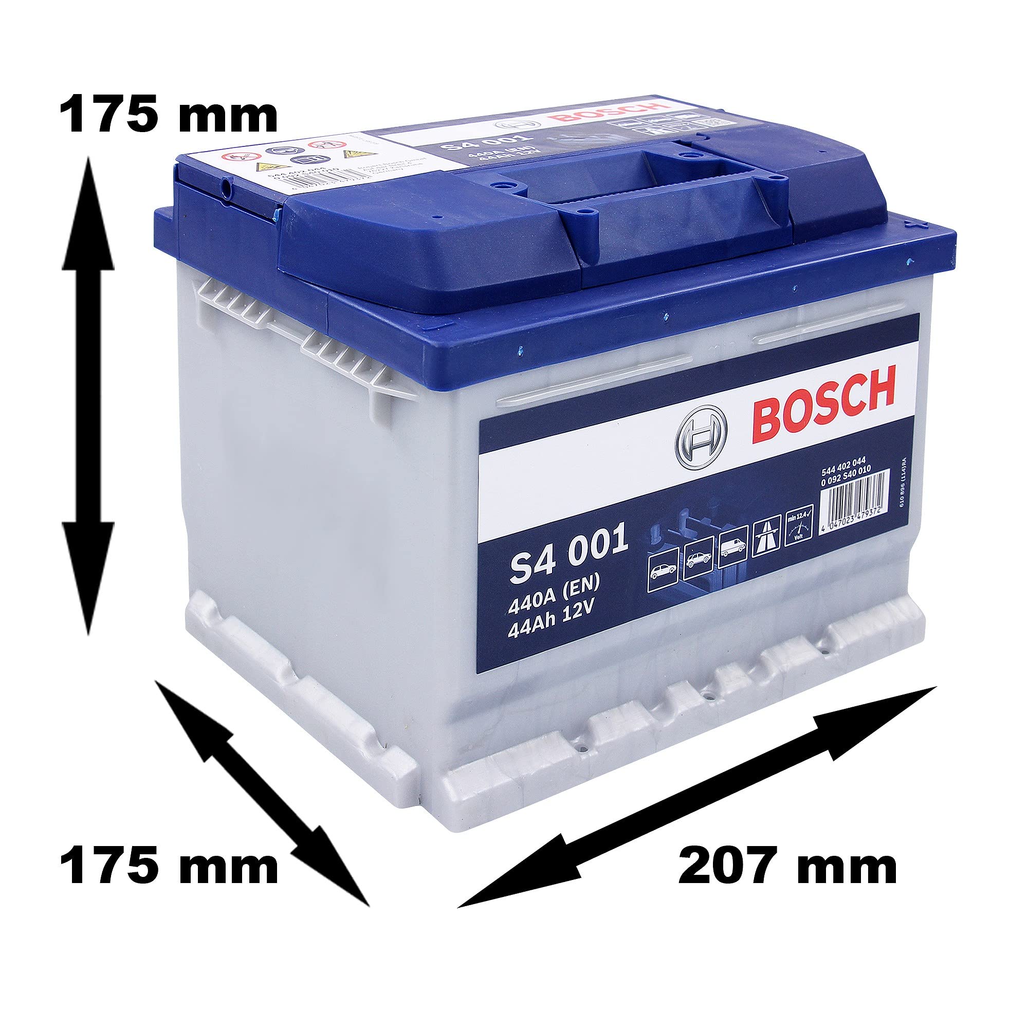 Bosch Batterie S4001 batteria auto 44 Ah 440 A piombo acido 12 V