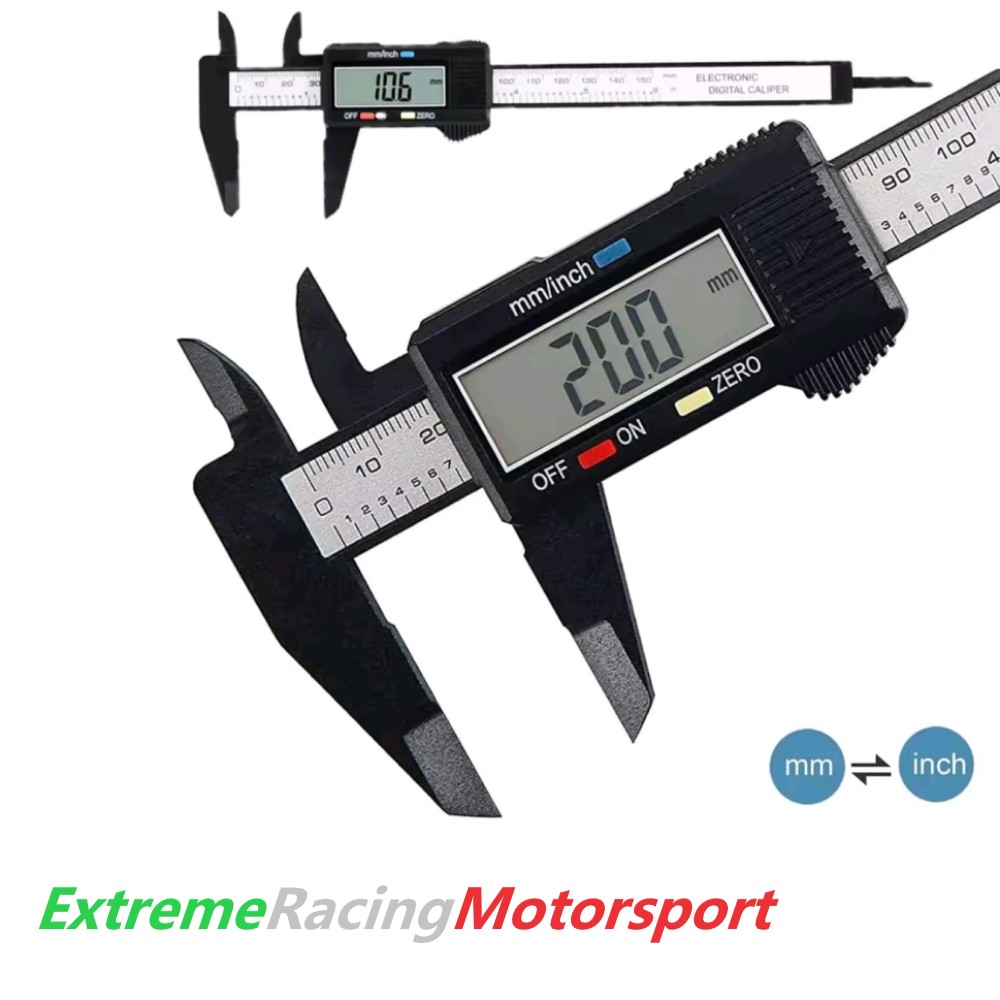 Xtreme Racing Impianto Carburante e Regolatori di Pressione Calibro elettronico 0-200 mm