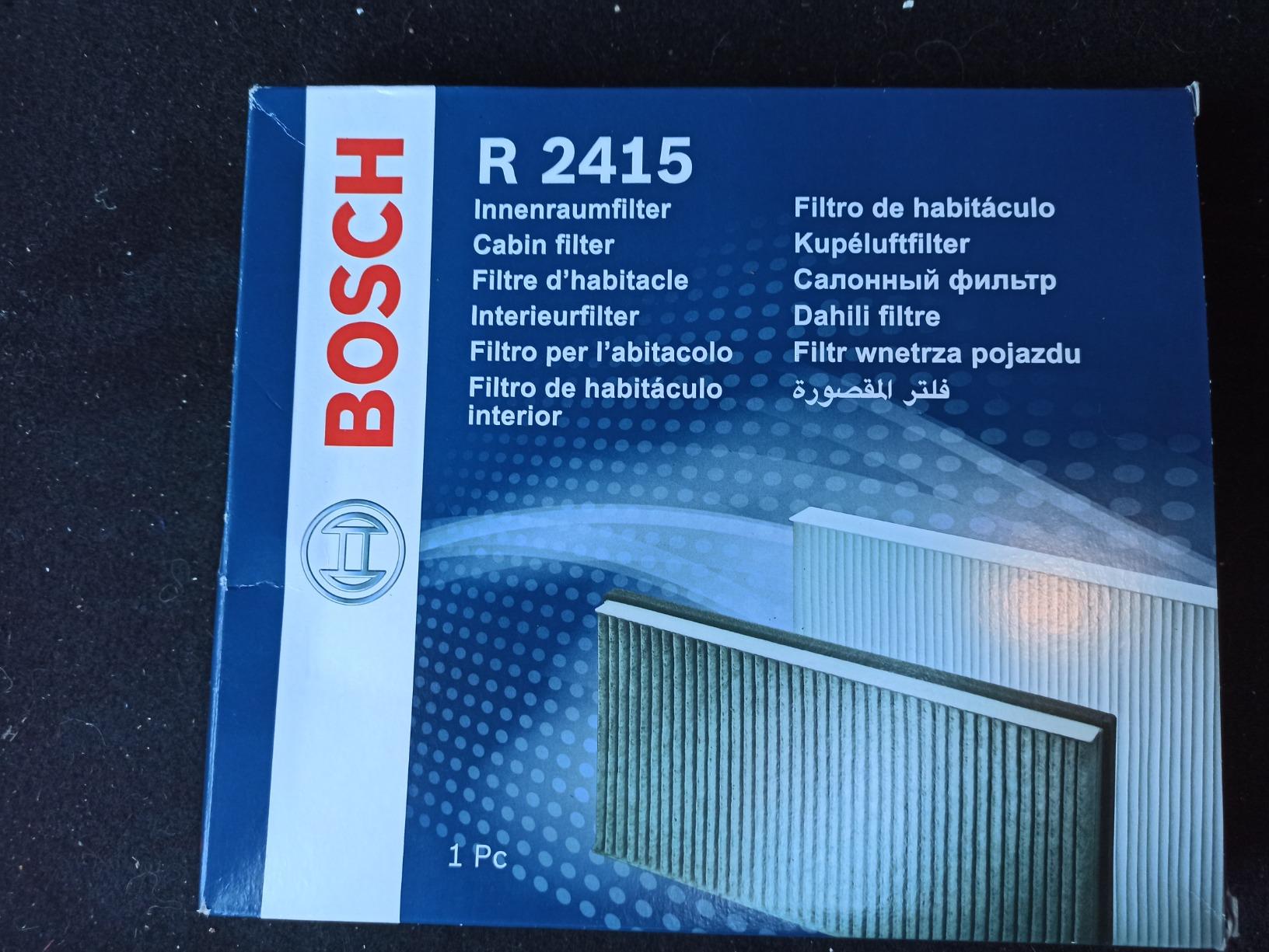 Bosch filtro abitacolo 1987432415 ai carboni attivi antiodore