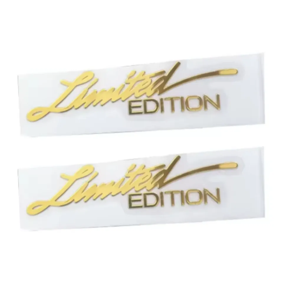 Xtreme Racing Decorazioni Auto e Adesivi Limited Edition adesivi gold 2 pezzi