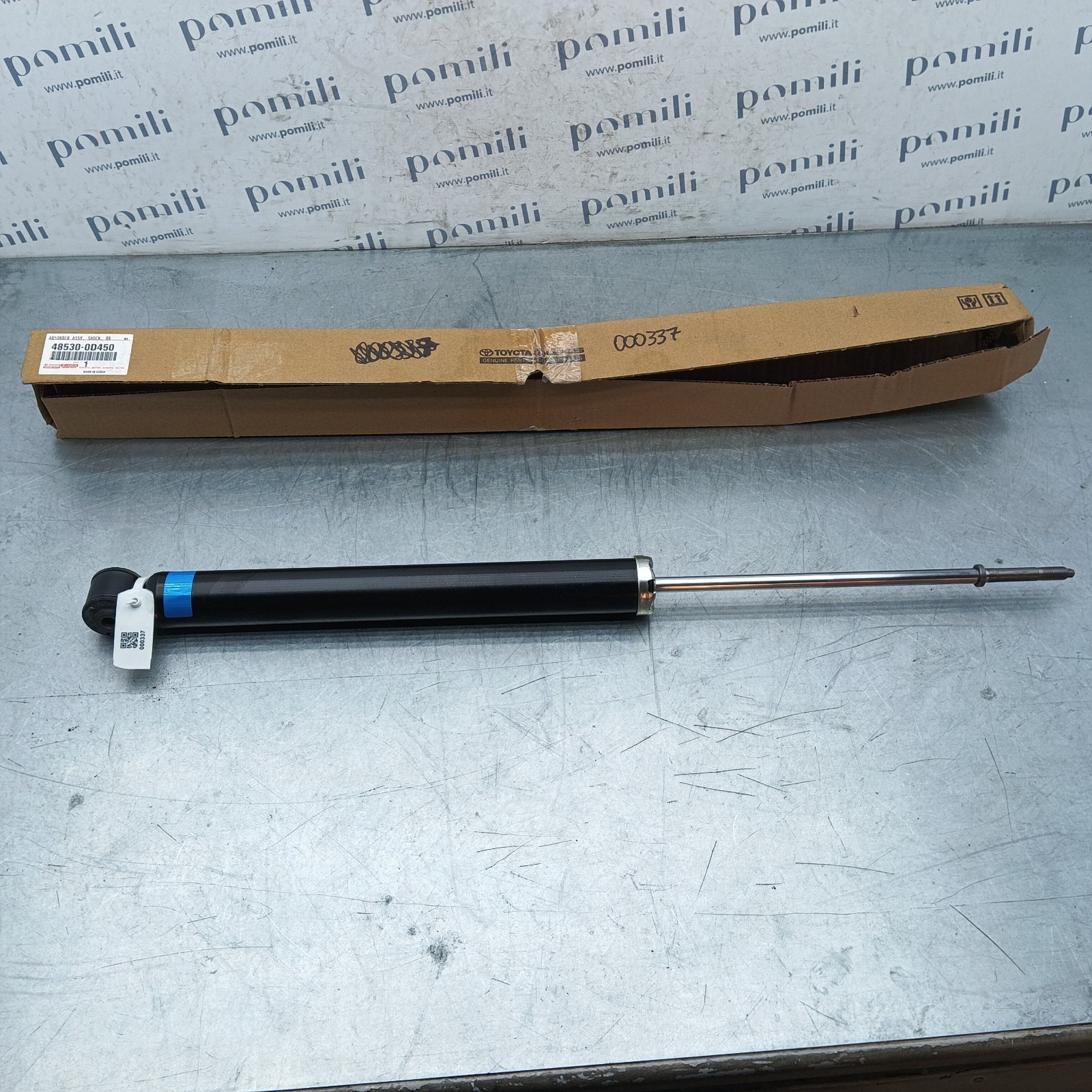 Pomili Sterzo e ammortizzatori Ammortizzatore posteriore Toyota Yaris III nuovo OEM 48530-0D450