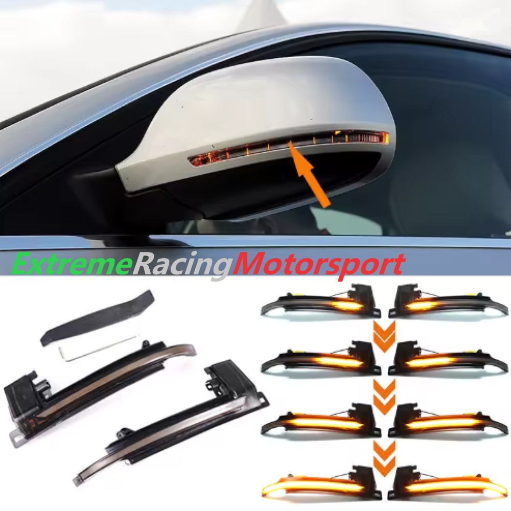 Xtreme Racing Indicatori di Direzione LED Audi A3 8P Restyling 08-10 frecce dinamiche fumé coppia