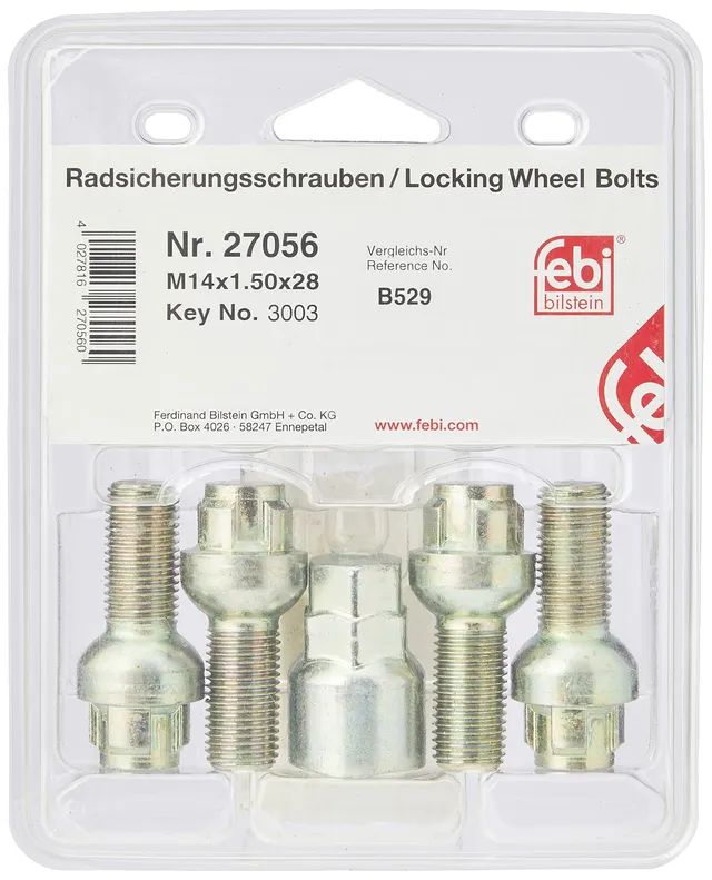 Bilstein Fissaggio ruote 27056 bullone ruota bloccabile M14 x 1,5