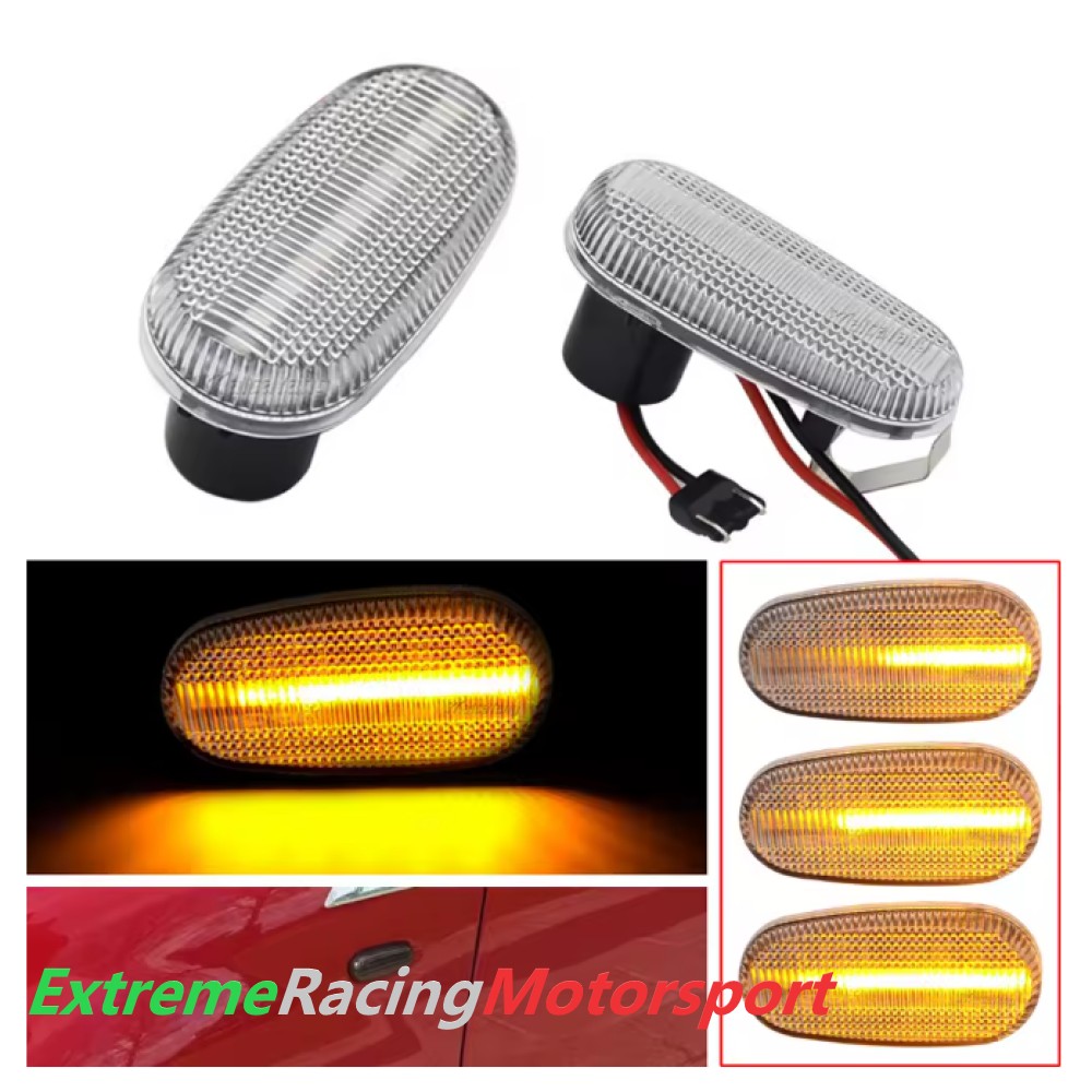Xtreme Racing Indicatori di Direzione LED Fiat Bravo II 07-15 indicatori dinamici coppia cristal fumè CANBUS