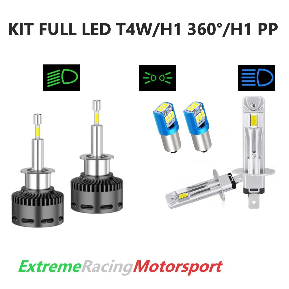 Xtreme Racing Kit Illuminazione LED FULL LED T4W/H1 360° 40K/H1 PP CANBUS 6000K