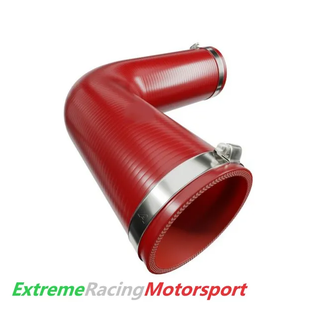 Xtreme Racing Curva Siliconica 90° ERM 60 mm rossa con collari