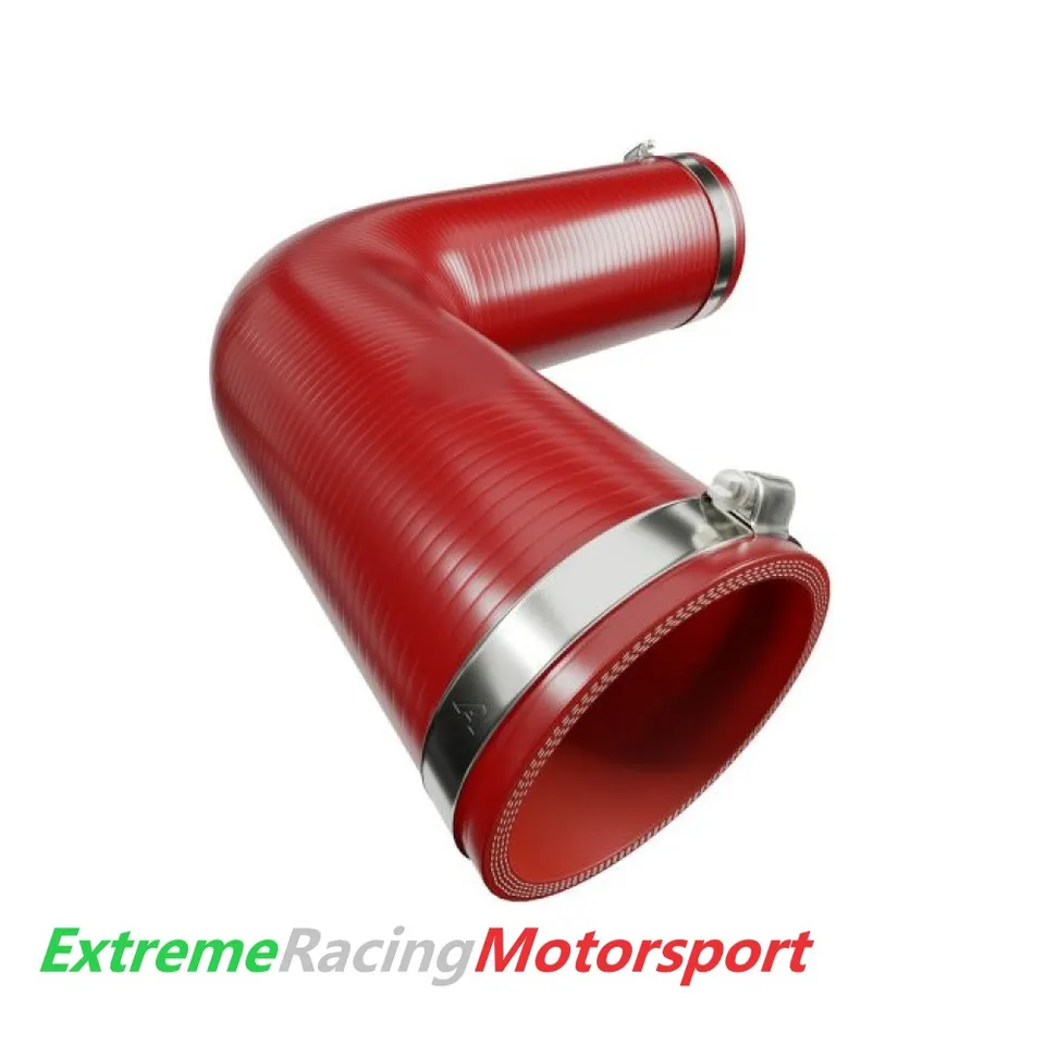 Xtreme Racing Curva Siliconica 90° ERM 60 mm rossa con collari