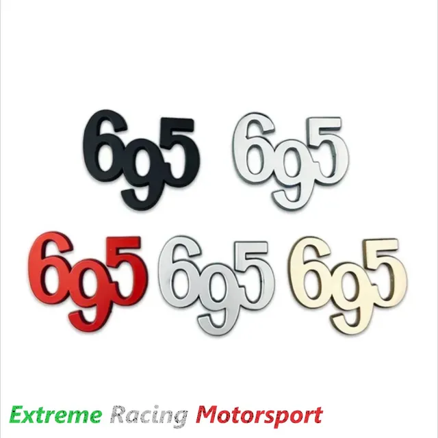 Xtreme Racing Decorazioni Auto e Adesivi Stemma in Alluminio 695 adesivo 3M