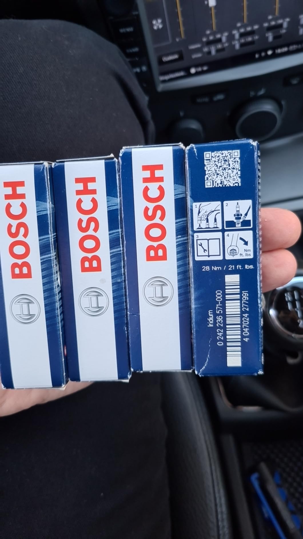 Bosch Candele di accensione FR7KI332S candela doppio iridio