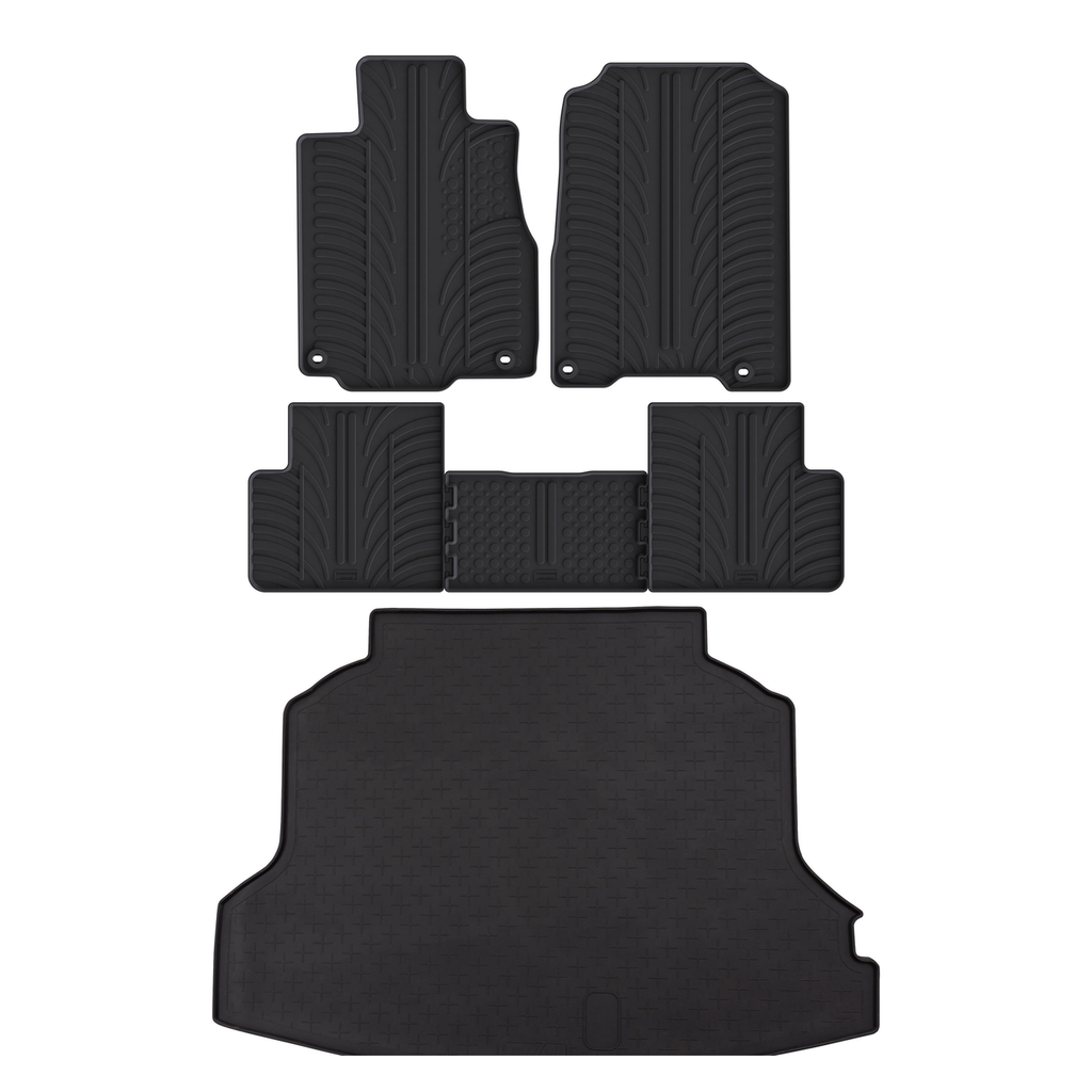 Travall Bundles Honda CR-V Tappetini e vasca baule in gomma 2012-2018