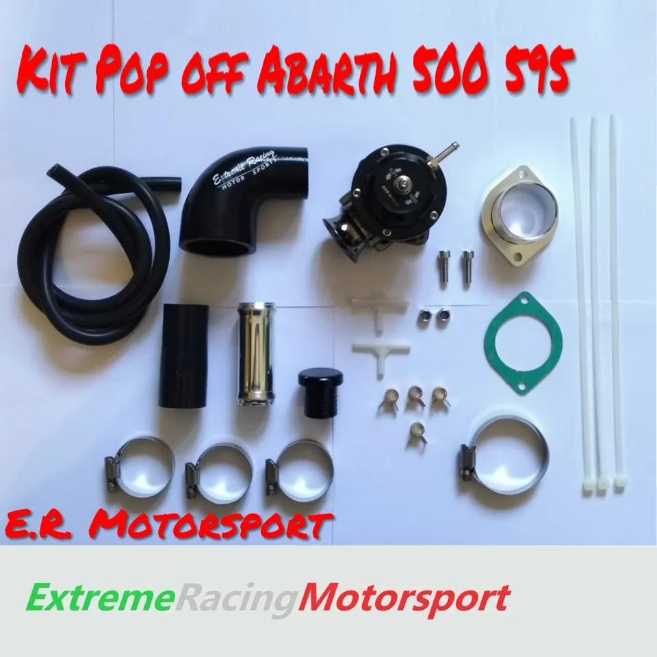 Xtreme Racing Impianto Carburante Kit valvola pop off ERM RS Black Abarth 500