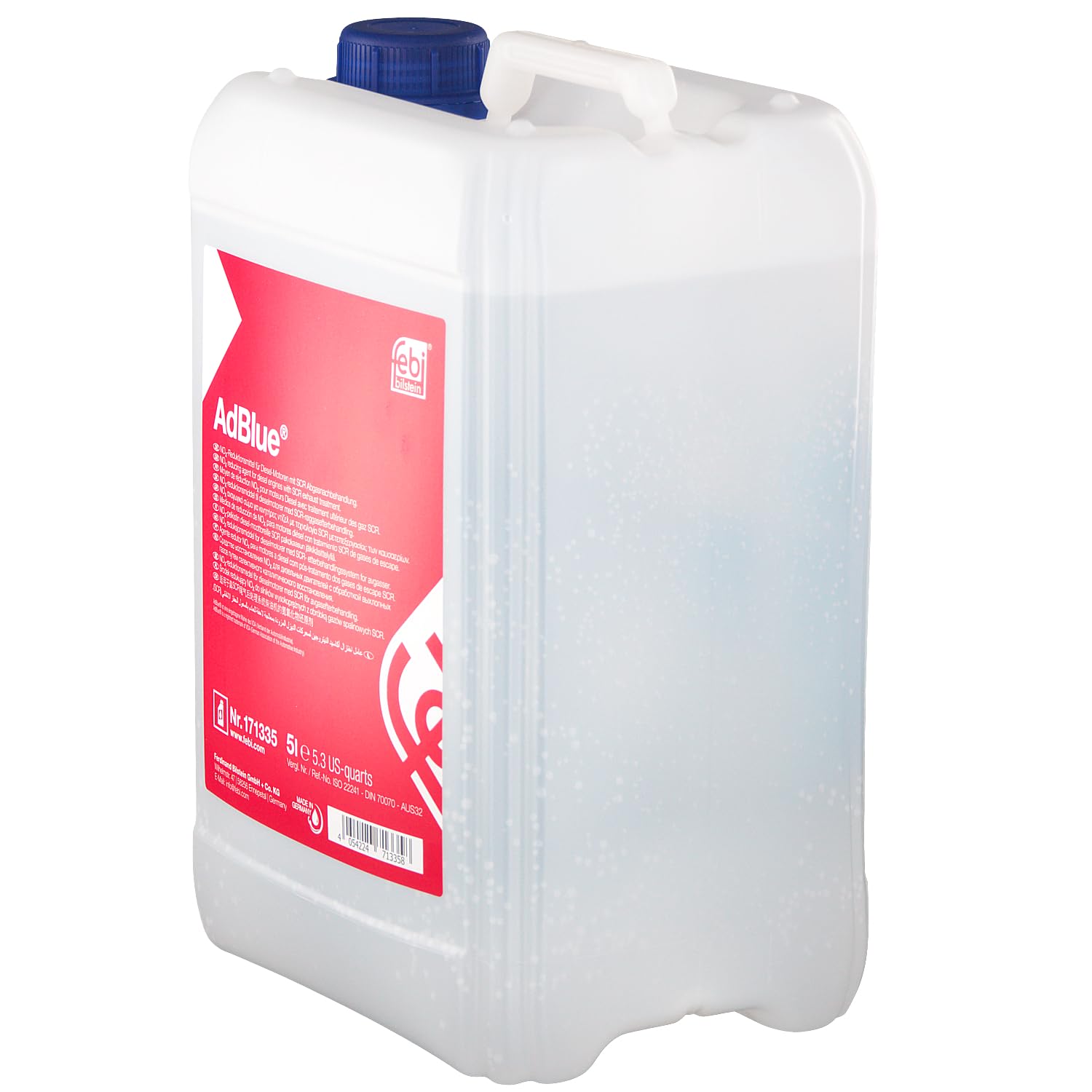 Bilstein Fluidi 171335 AdBlue 5 L urea per diesel ISO 22241