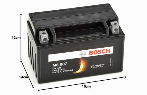 Bosch HCP Batterie 0 092 M60 070 batteria avviamento 12V 6Ah