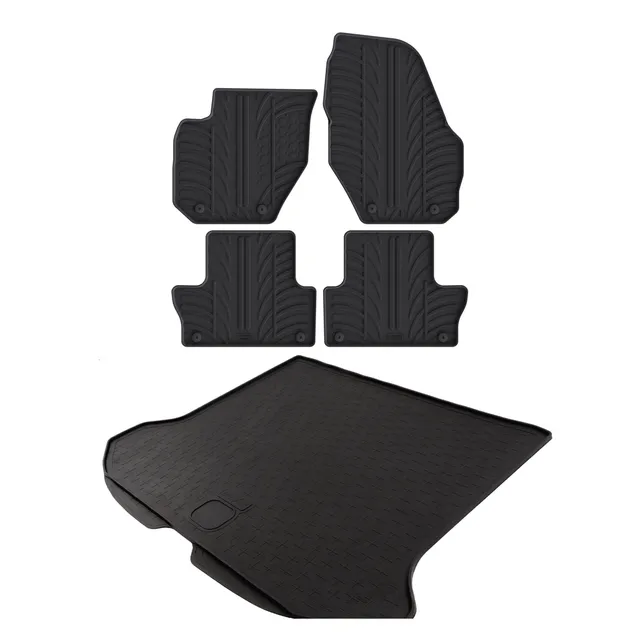 Travall Bundles Volvo XC60 vasca baule e tappetini in gomma 2008-2017