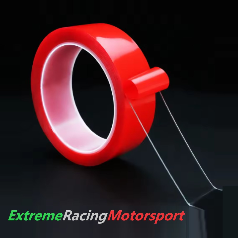 Xtreme Racing nastro biadesivo trasparente 3 m × 20 mm acrilico per auto