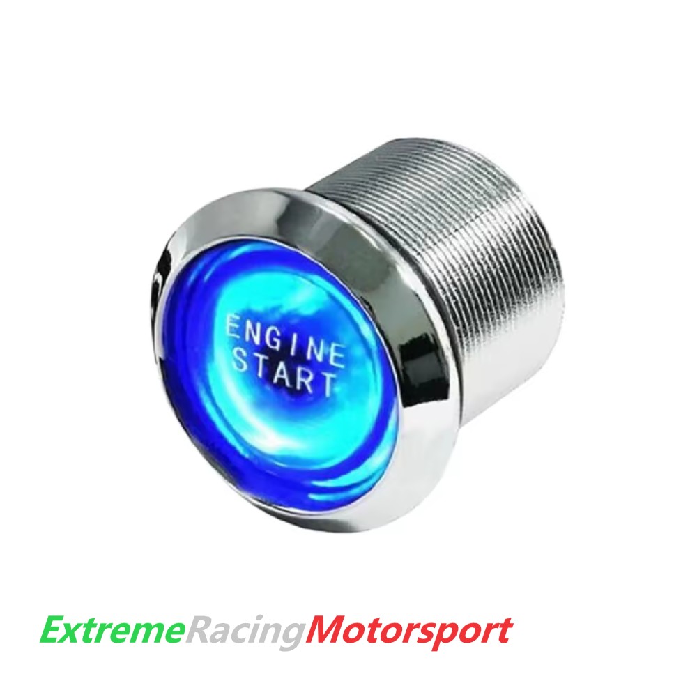 Xtreme Racing Decorazioni Auto e Adesivi Pulsante Engine Start avviamento blu 12 V, con relè