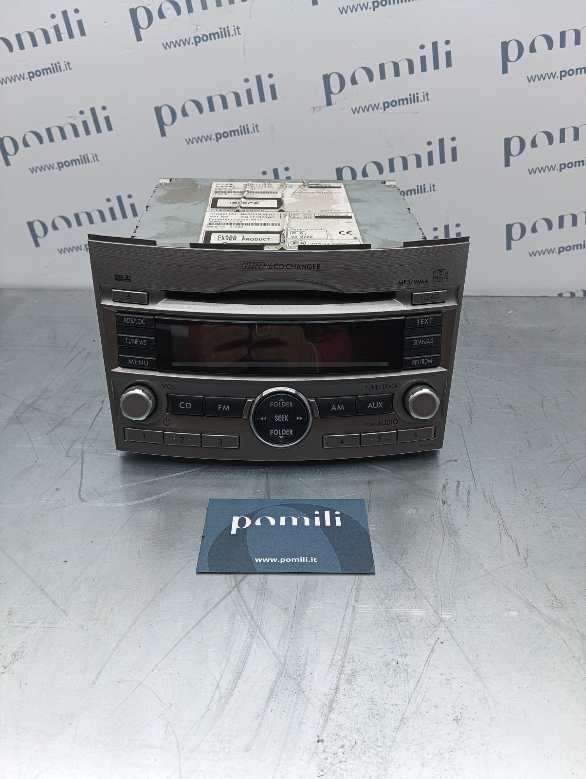 Pomili Elettronica/batteria ibride sistema audio Subaru Outback CQ-EF1873AD usato