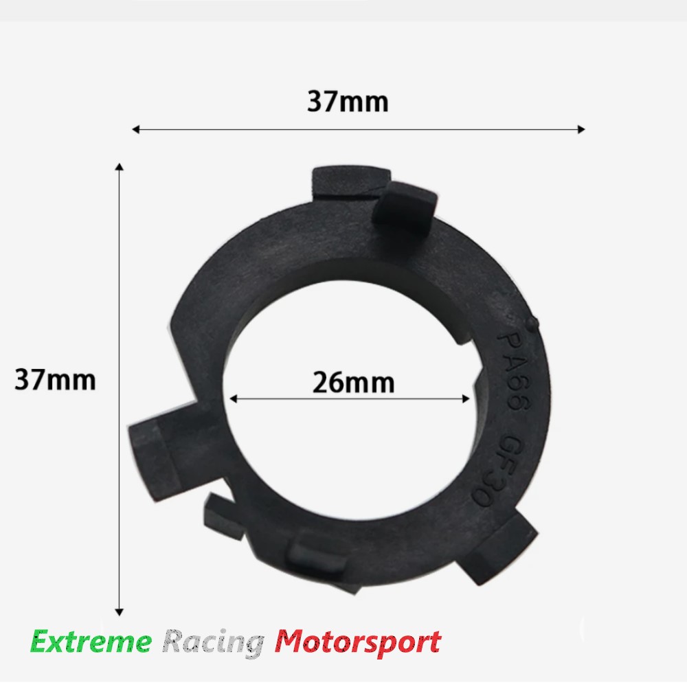 Xtreme Racing Accessori per Illuminazione LED ERM045 adattatori H7 LED Kia Stonic ABS