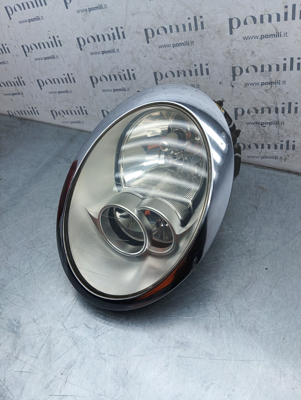 Pomili Fanaleria Faro anteriore sinistro Mini One/Cooper/Cooper S (R50-R53)(2001-06) 6961345 usato