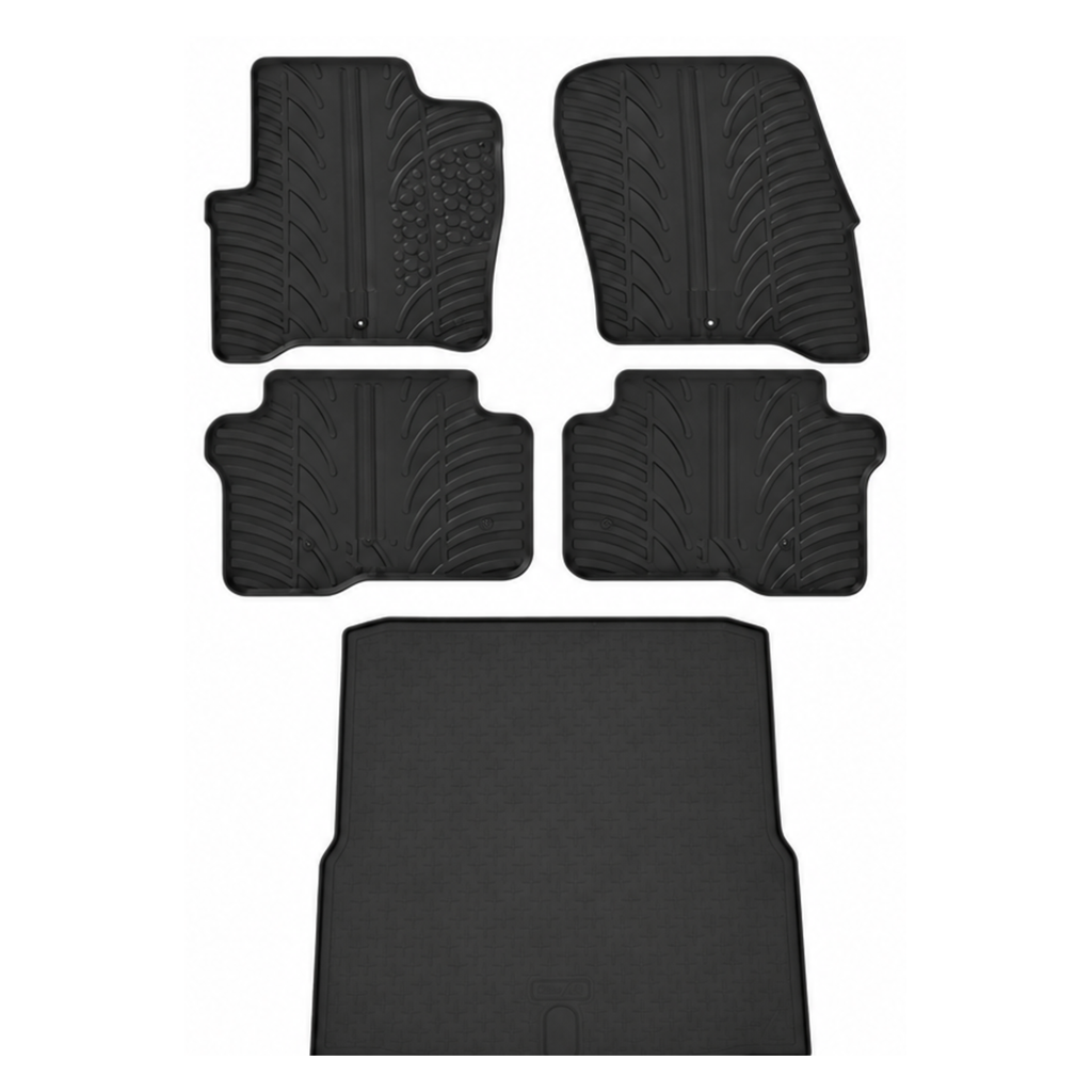 Travall Bundles Skoda Superb 2008-2015 tappetini e vasca baule in gomma