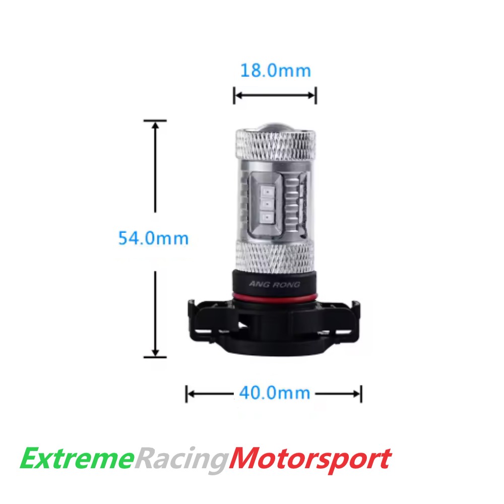 Xtreme Racing Lampadine LED PS19W 5202 rosse coppia retronebbia