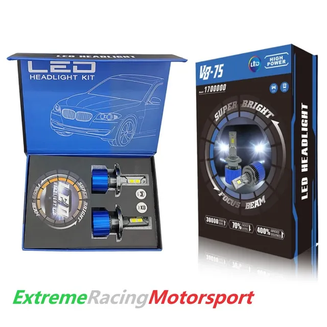 Xtreme Racing Lampadine LED ERM V8-75 H4 BiLED 6000K 2 pezzi