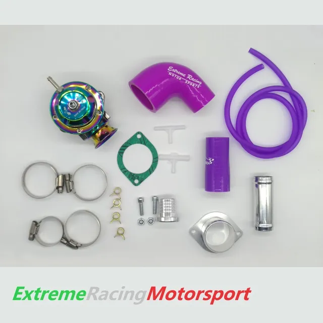 Xtreme Racing Impianto Carburante Kit Completo Valvola Pop Off ERM RS Abarth 500 Purple