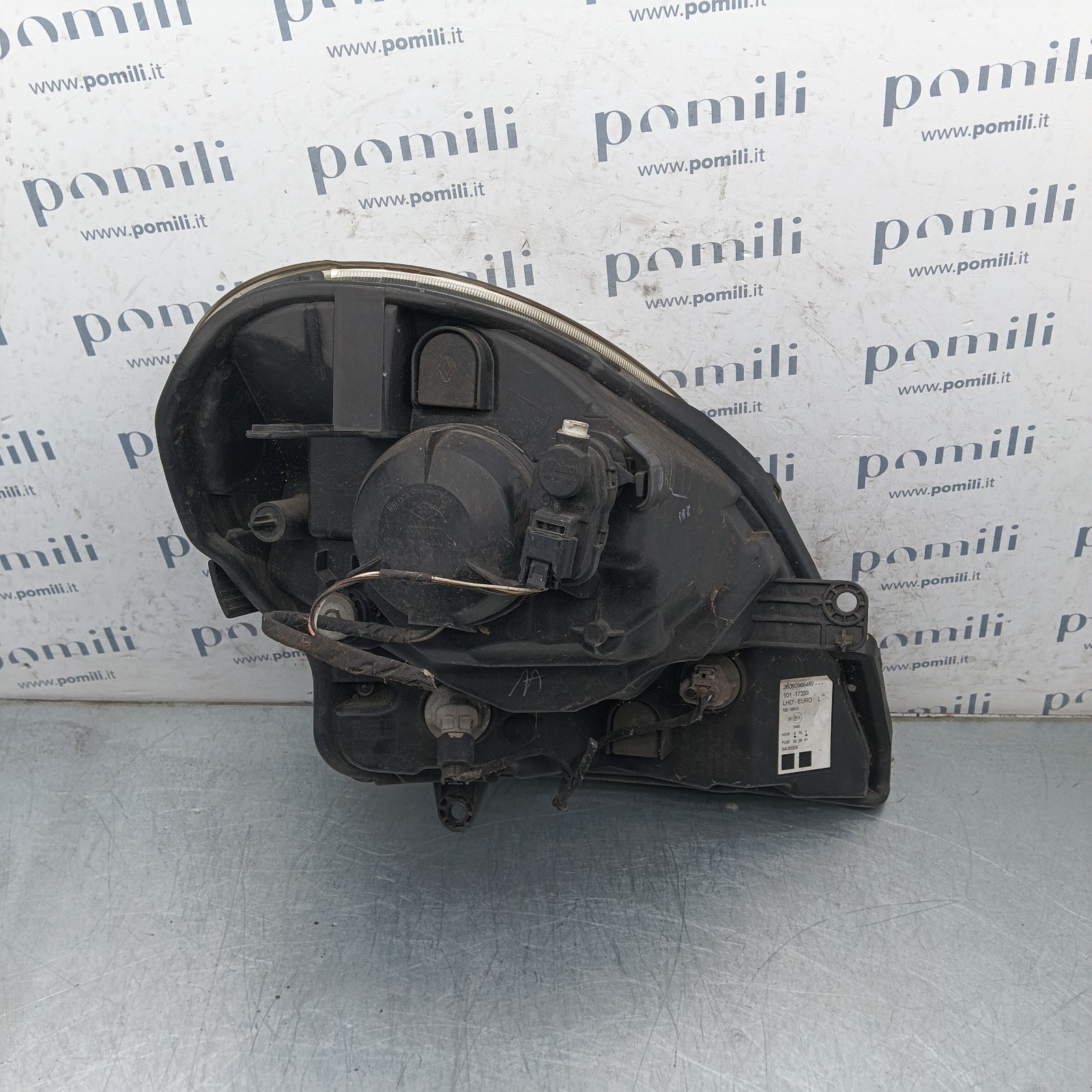 Pomili Fanaleria Faro anteriore Renault Kangoo II 7701068181 sinistro usato