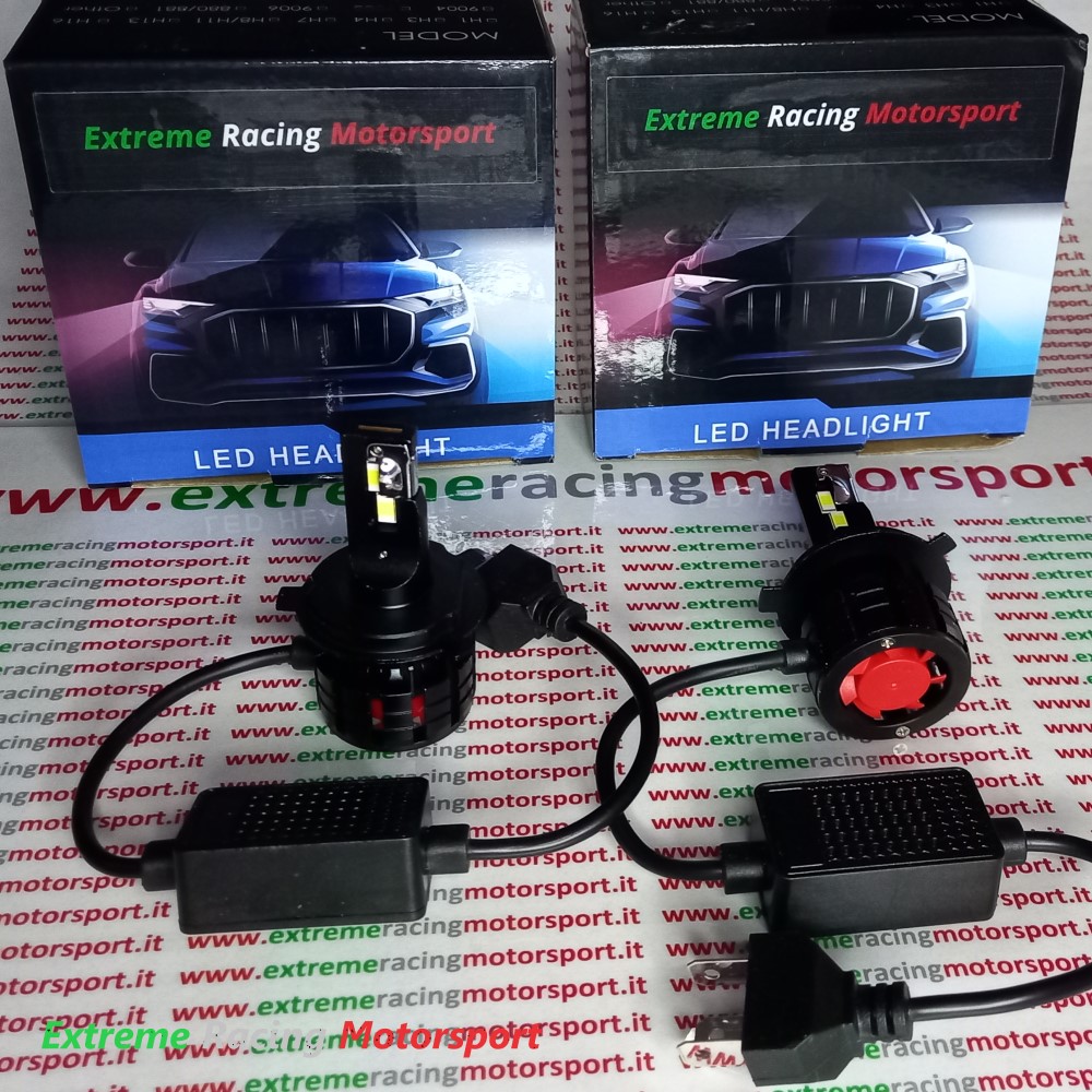 Xtreme Racing Lampadine LED Lampade Led ERM V1 Black Edition H5 coppia 6000K CANBUS